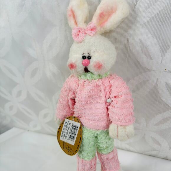 5 for $25| CCI Easter Bunny Mimi Doll Seasonal Decorations Bean Bag Plush - Picture 3 of 7